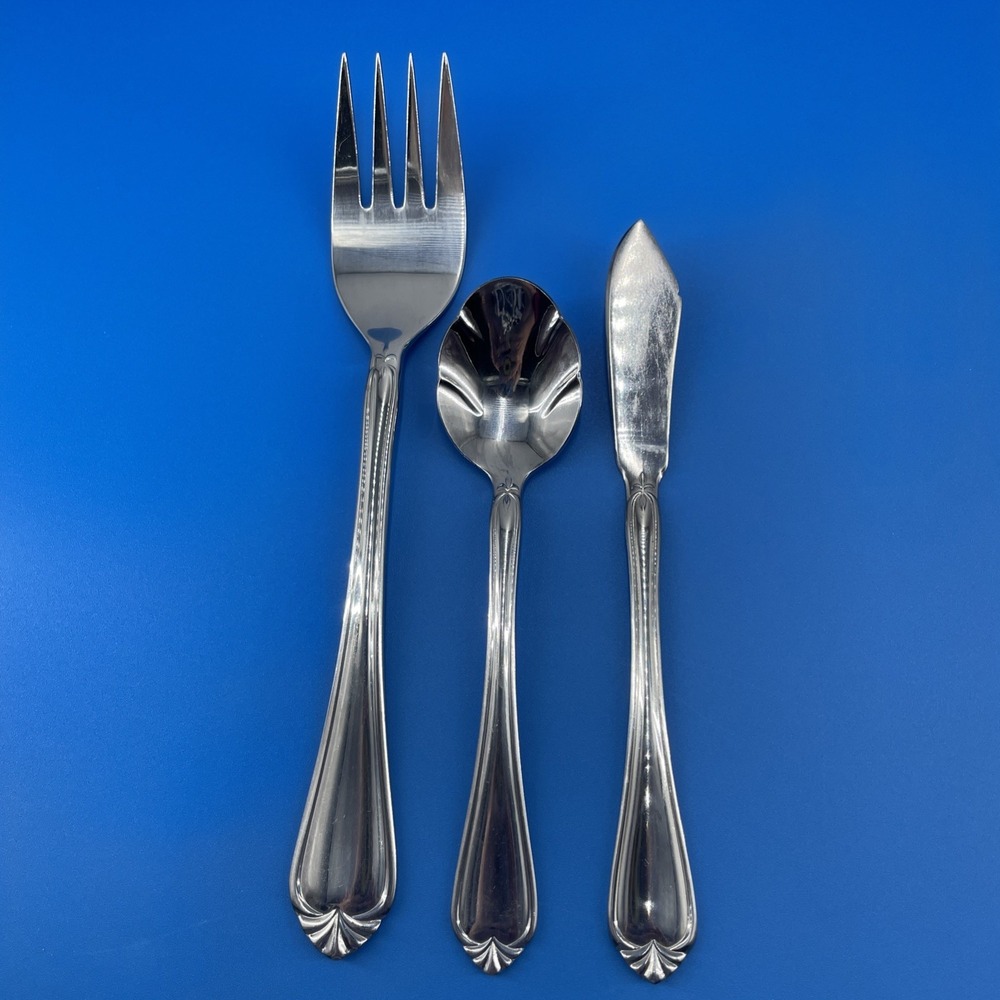 Reed & Barton Solange Stainless Serving Fork Spoon Butter Spreader Replacement